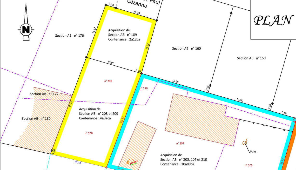 TERRAIN A TRANGE de 614 m²