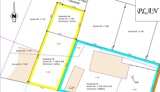 TERRAIN A TRANGE de 614 m²